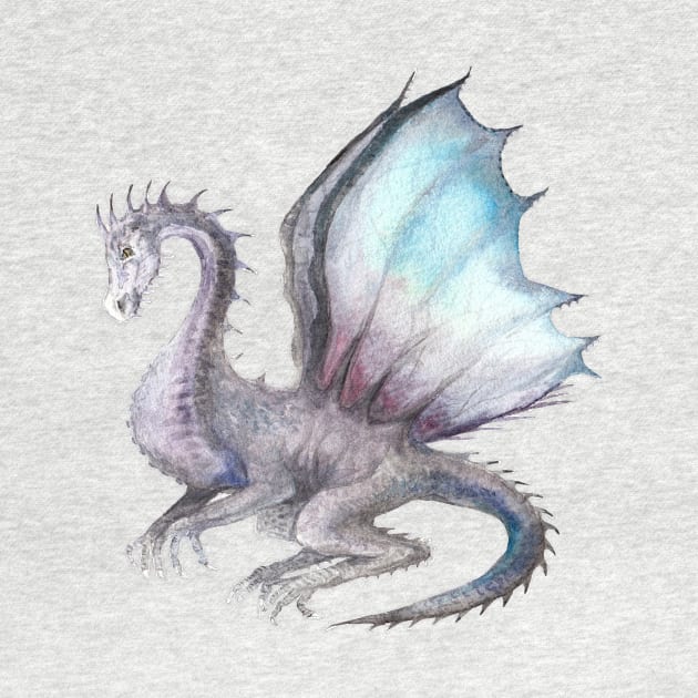 Watercolor Dragon by wanderinglaur